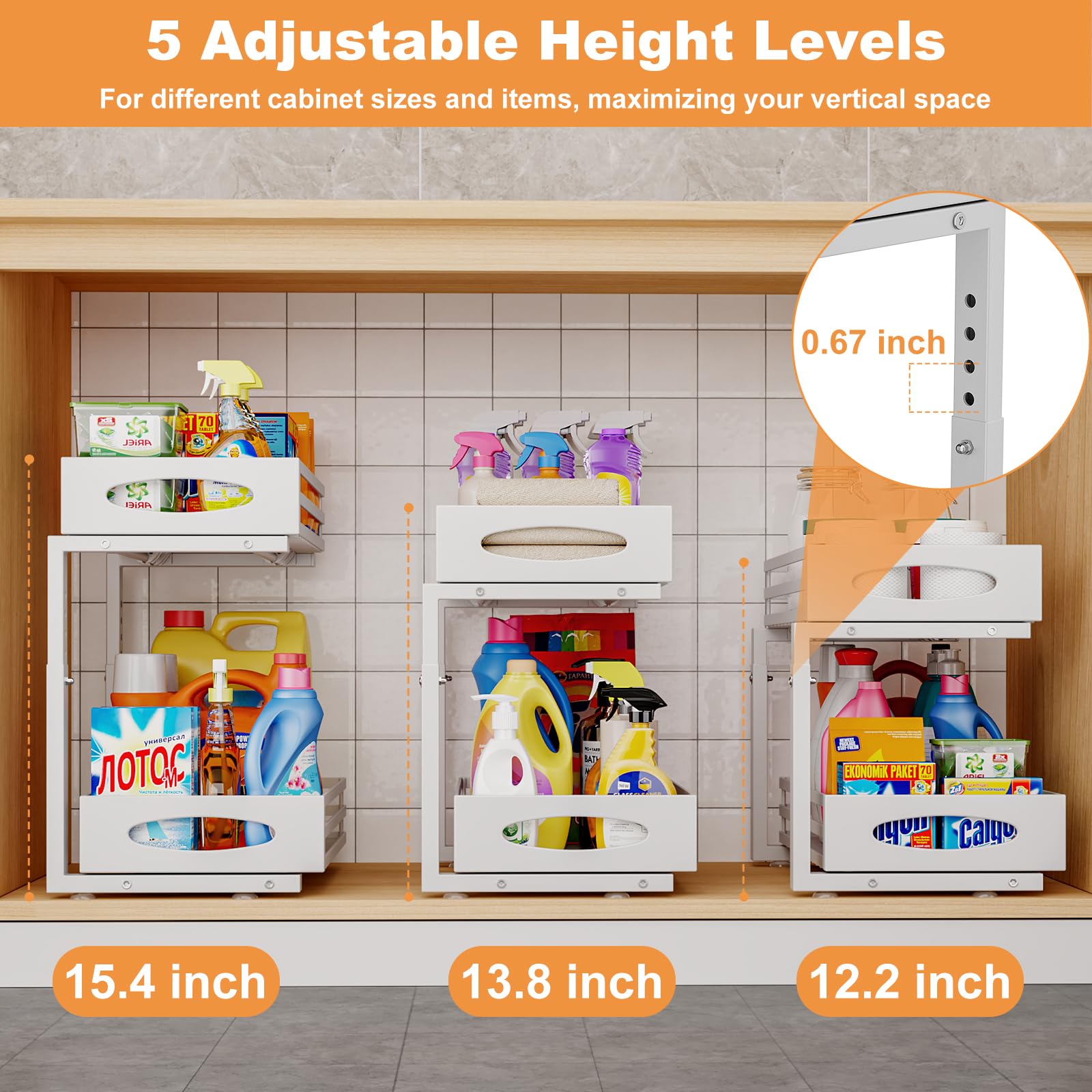 Mixeshop rust-resistant design helps keep cabinets clean and long-lasting