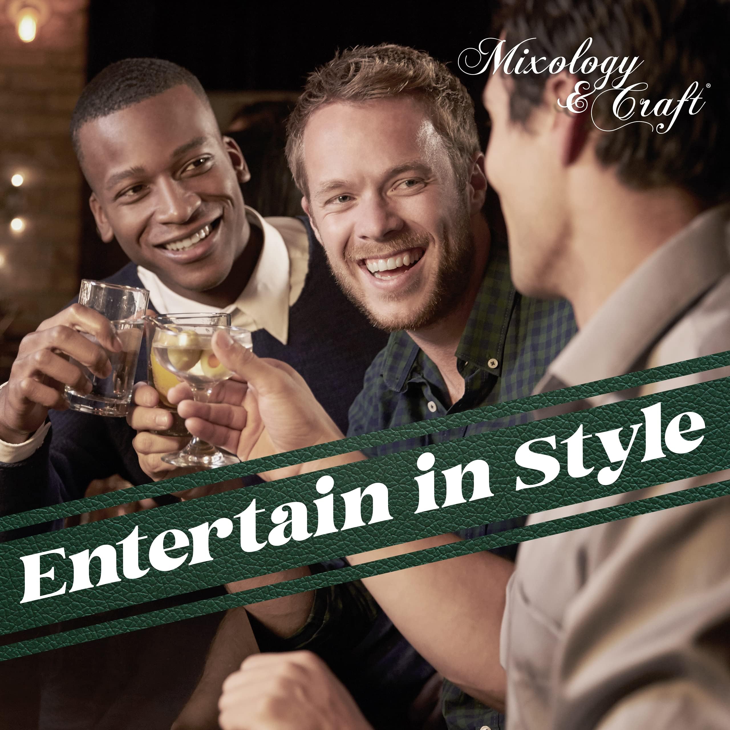 Gift-ready barware packaging from Mixology & Craft