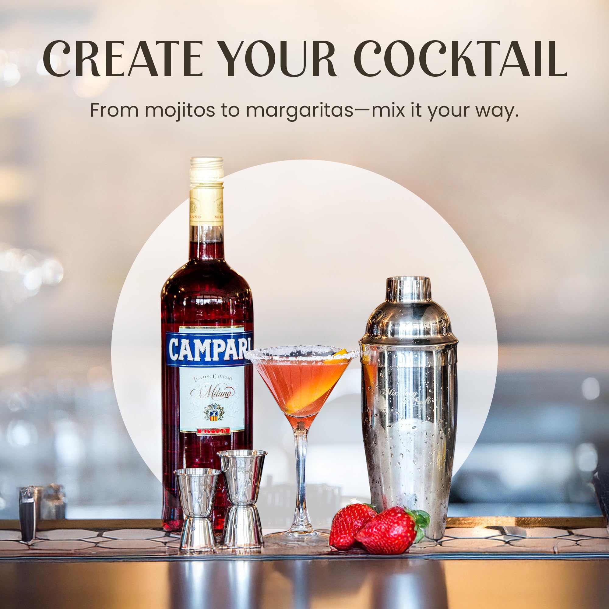Mixology & Craft mixing spoon providing even stirring and control.