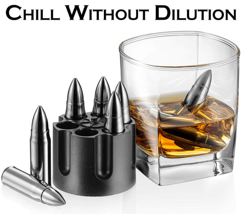 Mixology & Craft revolver-style storage case keeps stones organized and portable.