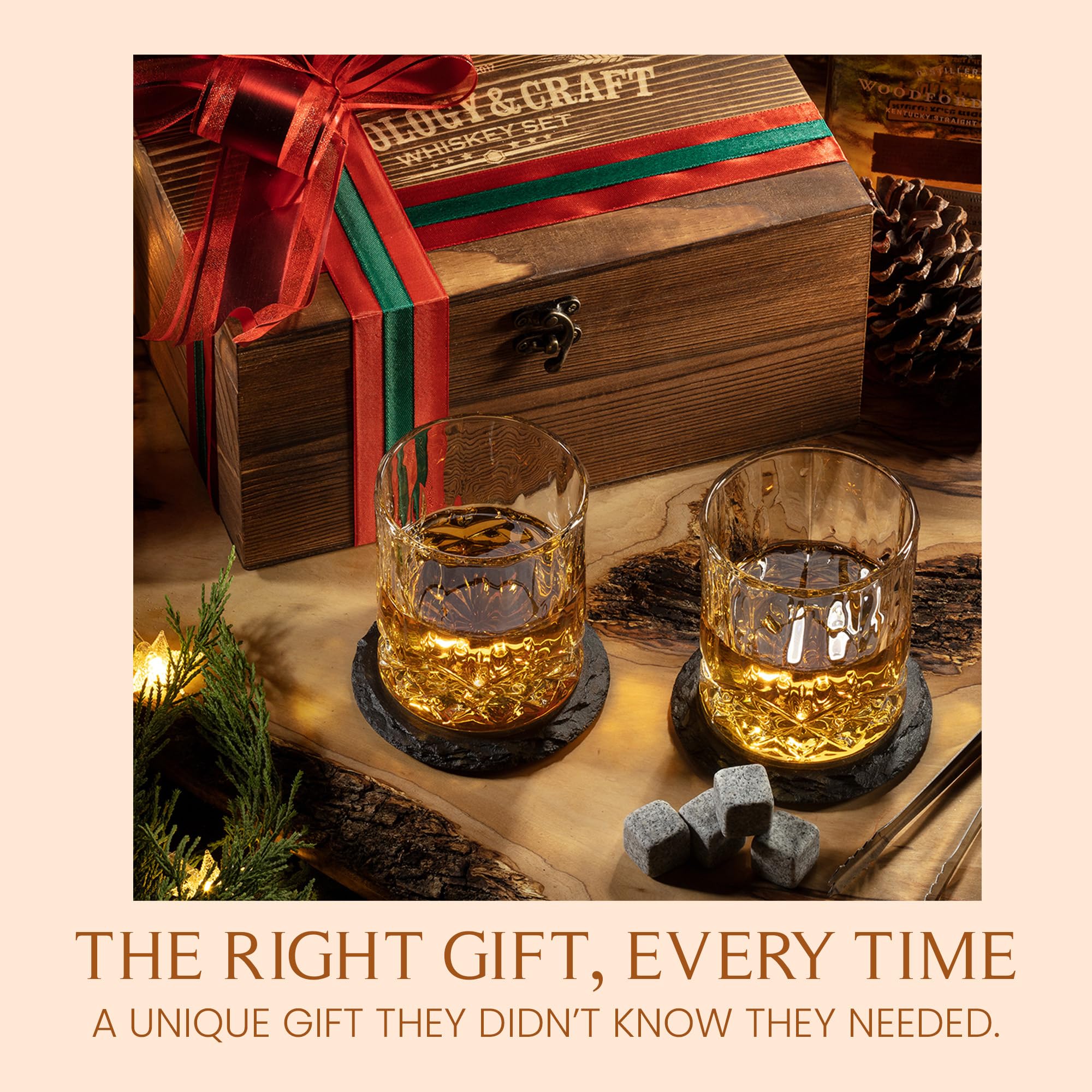 Mixology & Craft velvet bag keeps stones safe and ready for use.