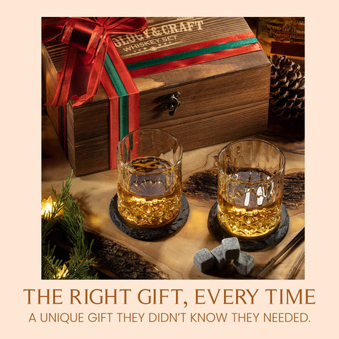 Mixology & Craft velvet bag keeps stones safe and ready for use.