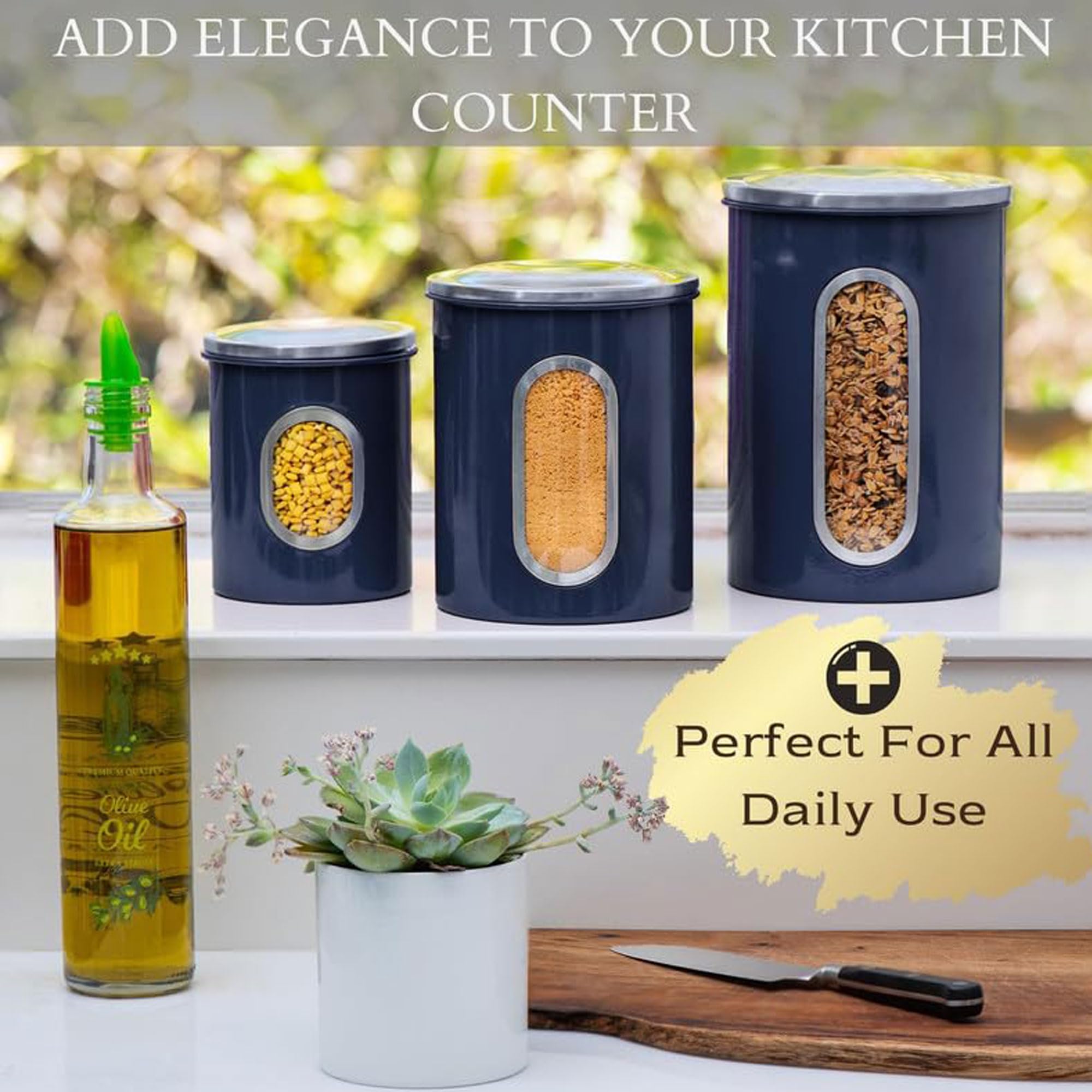 Mixpresso 12oz small canister perfect for spices or snacks.