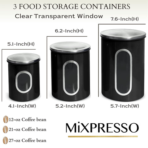 Close-up of Mixpresso airtight press-on lid with silicone gasket for freshness