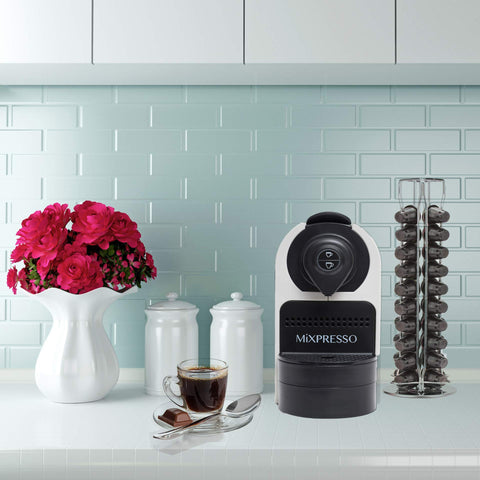 Mixpresso easy-access rotation supports quick capsule selection during busy mornings