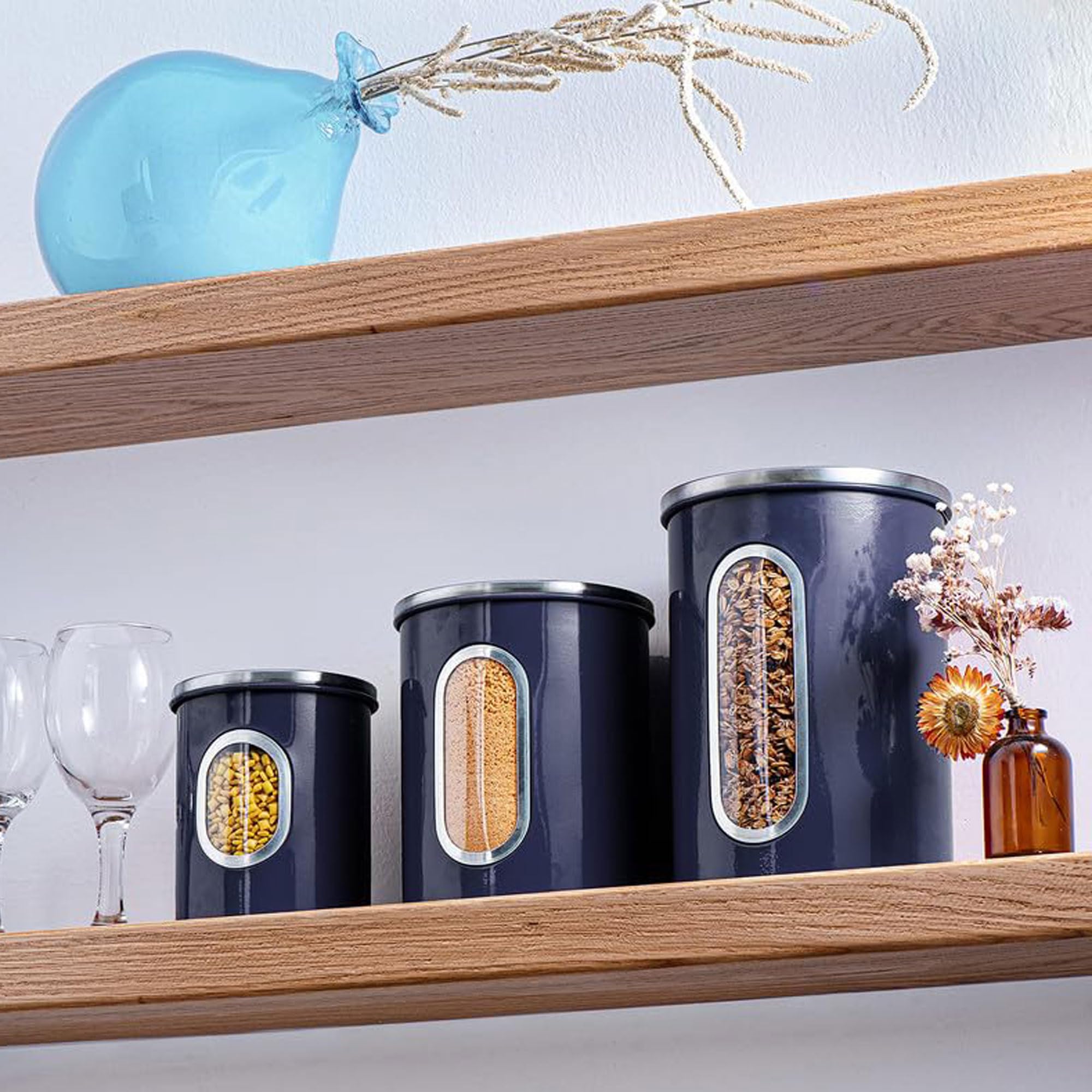 Mixpresso kitchen storage nest design helps save space and organize counters.