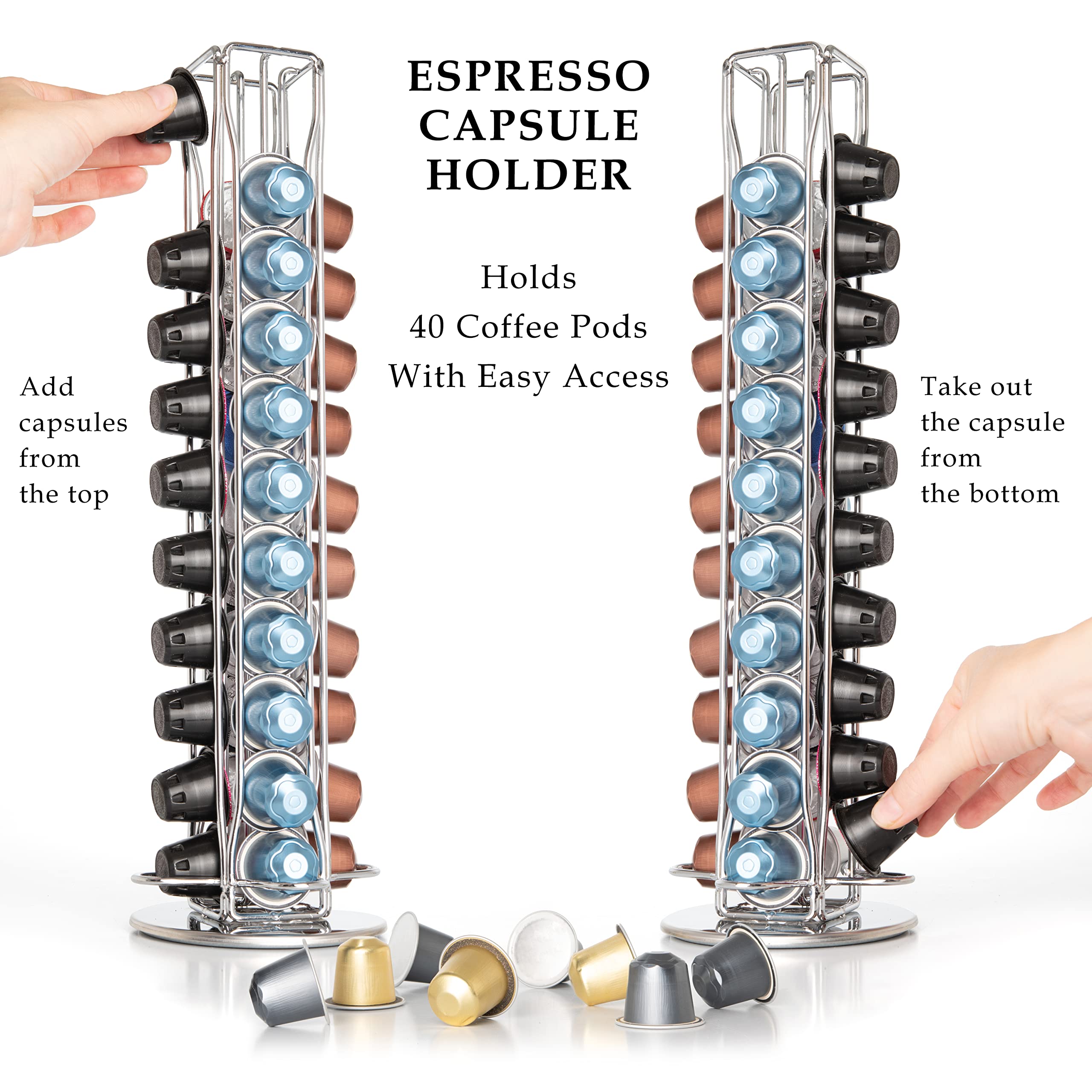 Mixpresso Nespresso-compatible capsule holder fits Citiz, Pixie, Latissima machines
