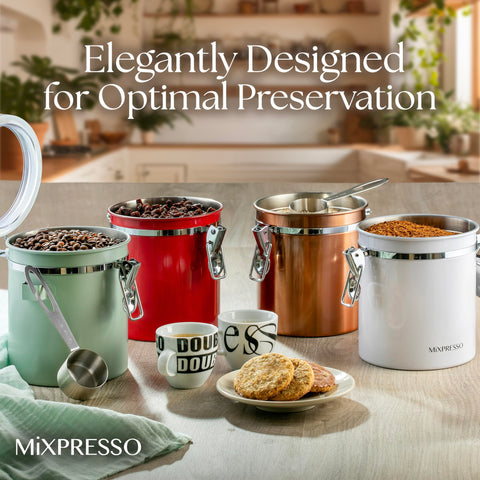 Mixpresso one way CO2 valve helps maintain aroma