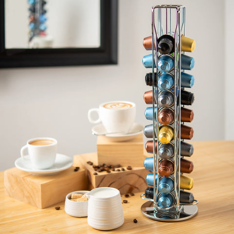 Mixpresso space-saving stand for compact kitchen or office counters