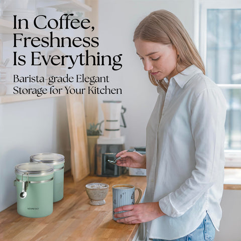 Mixpresso sugar and flour stay dry with airtight seal