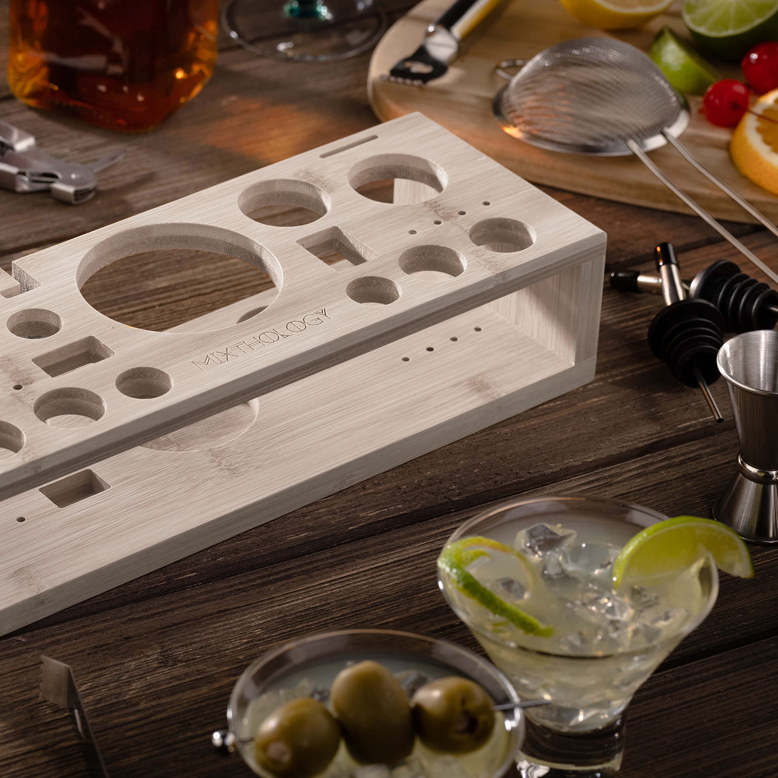 Mixthology Bartender Kit mixing spoon for precise layering and smooth stirring.