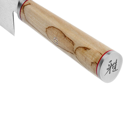 Miyabi Birchwood SG2 8-inch knife handcrafted in Seki, Japan.