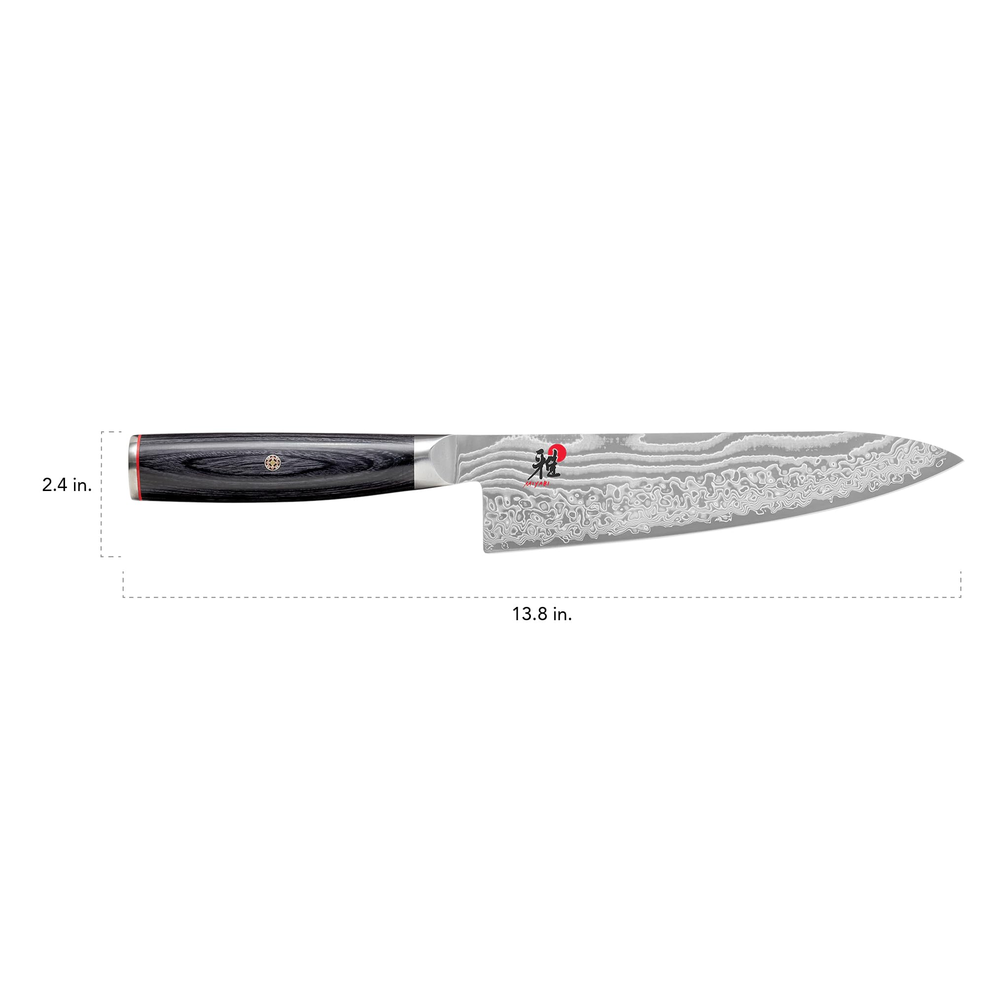 MIYABI Kaizen II FRIODUR ice-hardened edge delivers lasting sharpness.