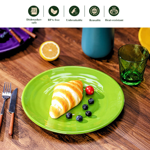 MIYOPESI dishwasher-safe plates simplify cleanup after meals.
