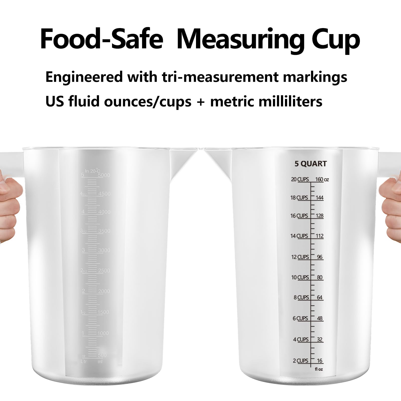 MiziDo pouring spout demonstrates a spill-free design during use.