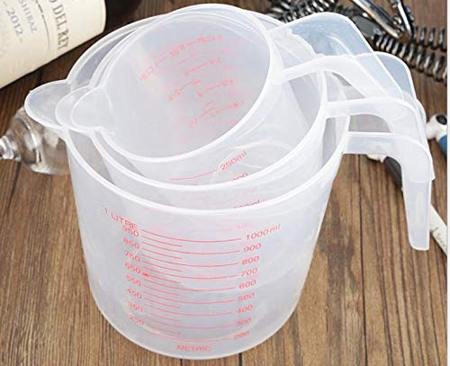 MIZORLIE 500ml measuring cup with clear wall for easy mid-size prep.