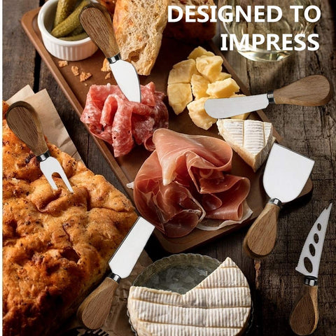 MJuAn compact and durable cheese knife set for family meals