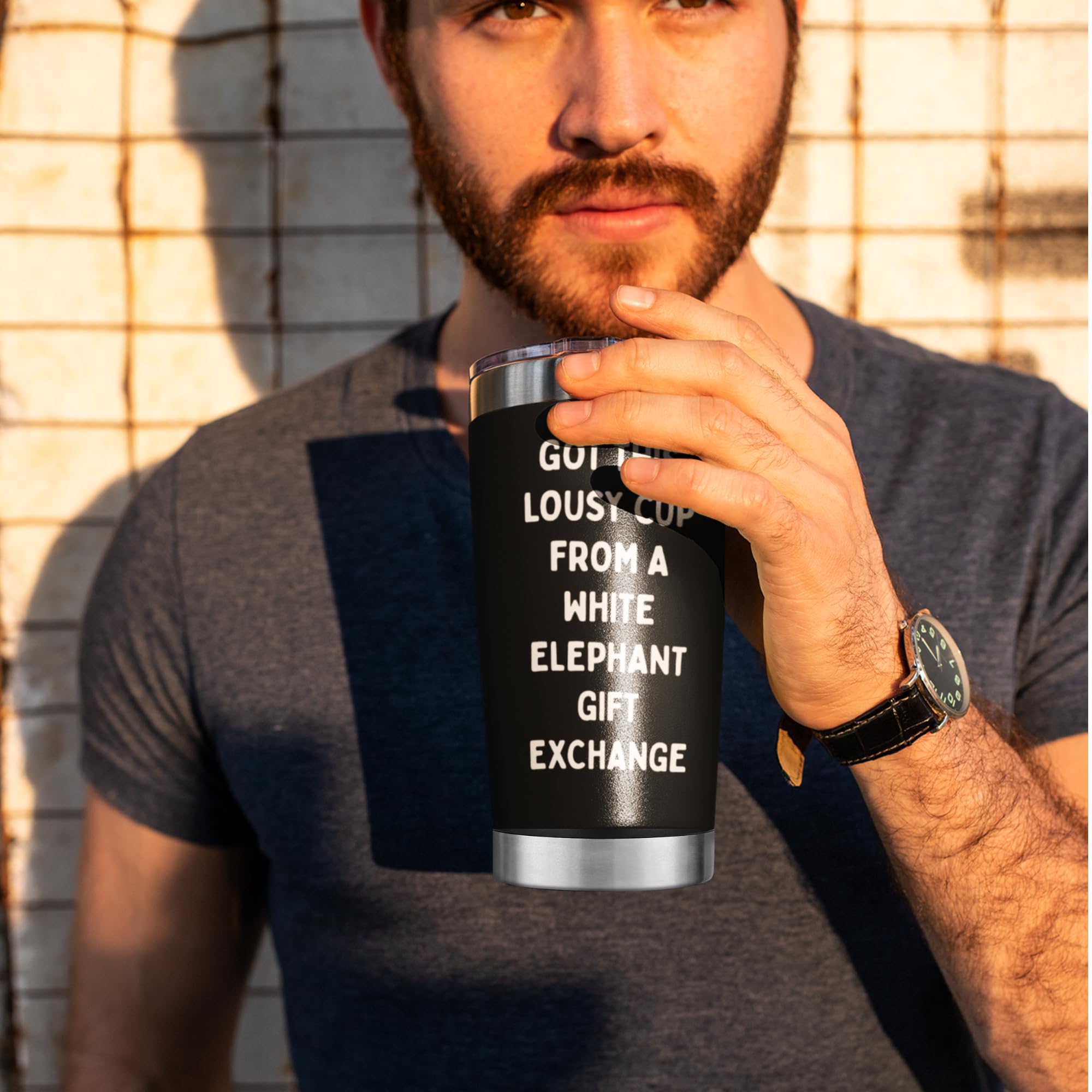 MJZAKEFR ready-for-beverage tumbler ideal for coffee, water, or tea