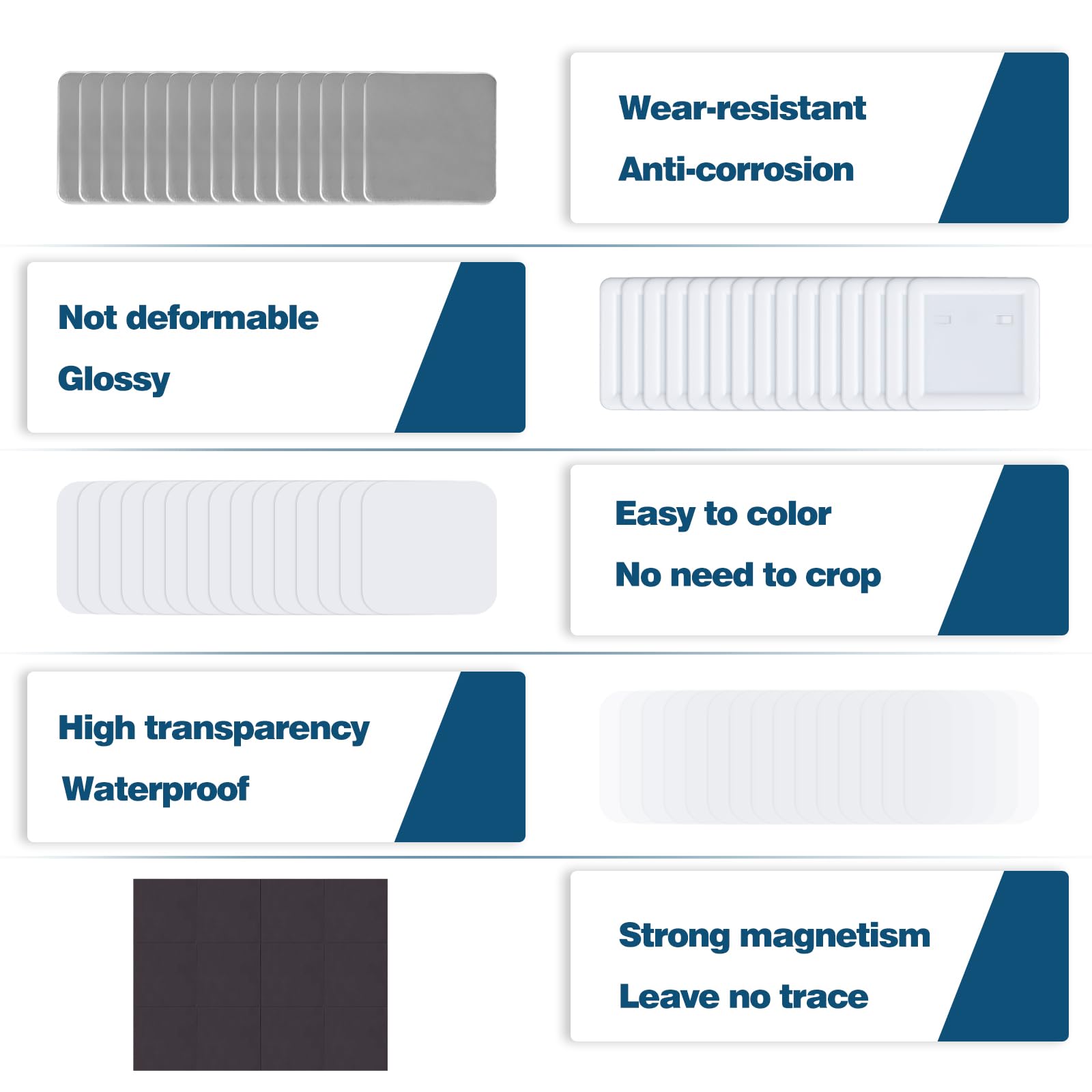 MK.Bear square button kit clear film preserves photos with a smooth, glare-free finish.