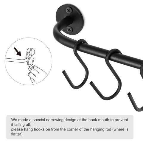 Mkono mug holder wall rack 2-pack packaging image showing two racks in box.
