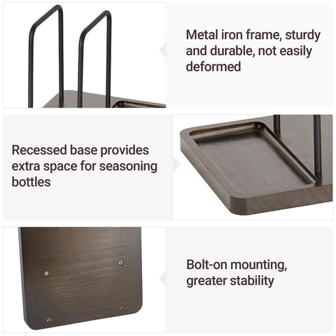 Mkono napkin holder on dining table with non-slip design for stability