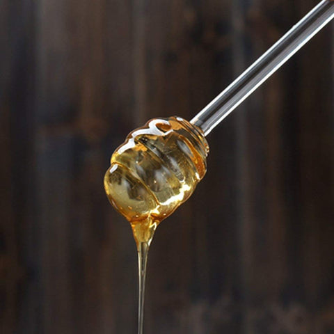 Mkono transparent honey keeper adds a stylish kitchen focal point