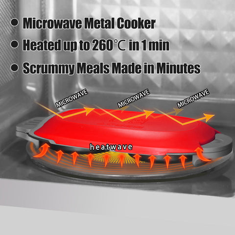 MKYSAIL dual-chamber poacher ready to cook eggs and bacon simultaneously