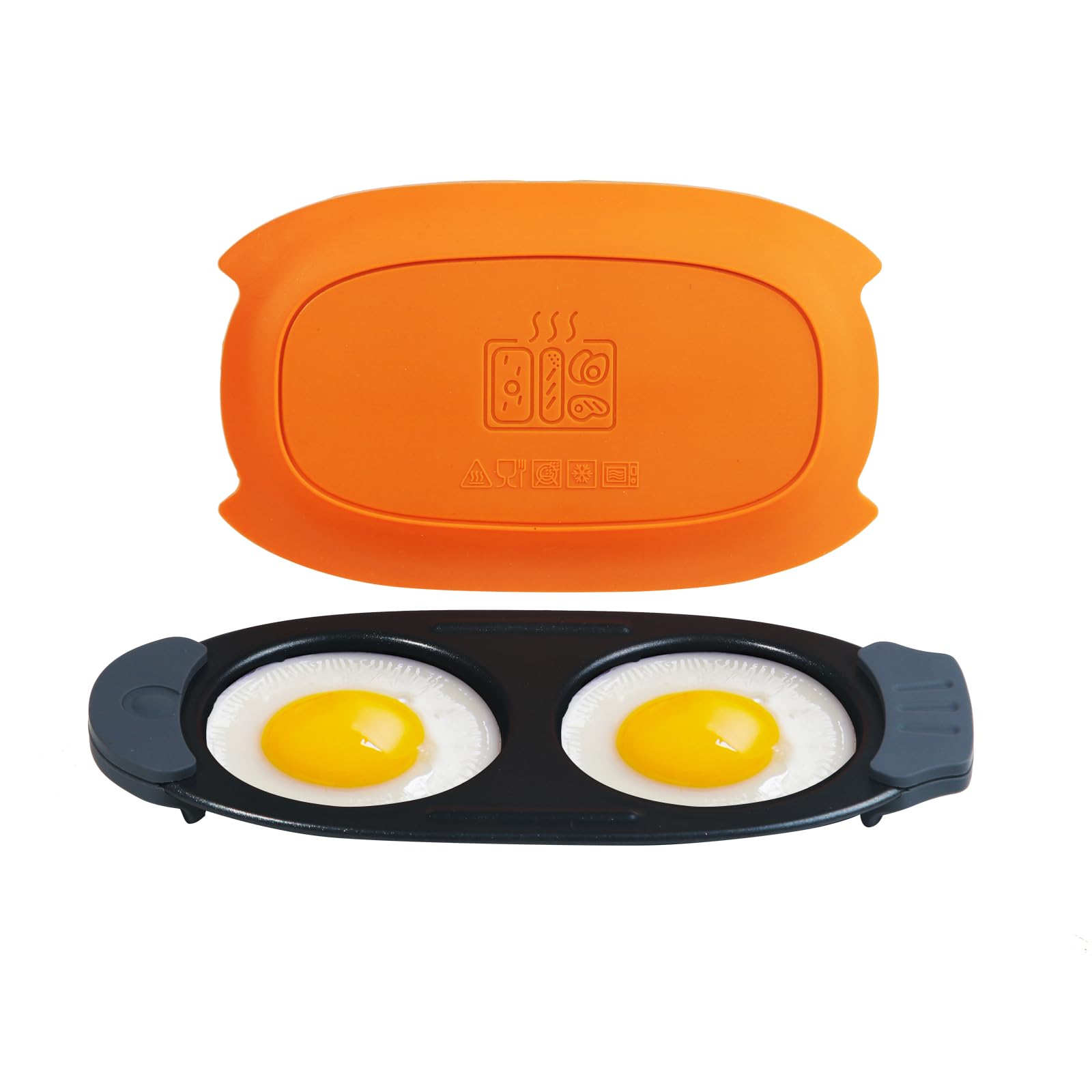 MKYSAIL Quick-Heat Egg Cooker with cover enables fast breakfast prep