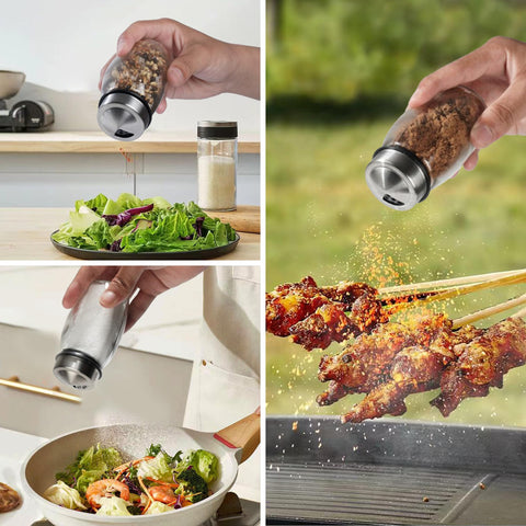 Mlici airtight lids keep spices fresh and moisture-free.