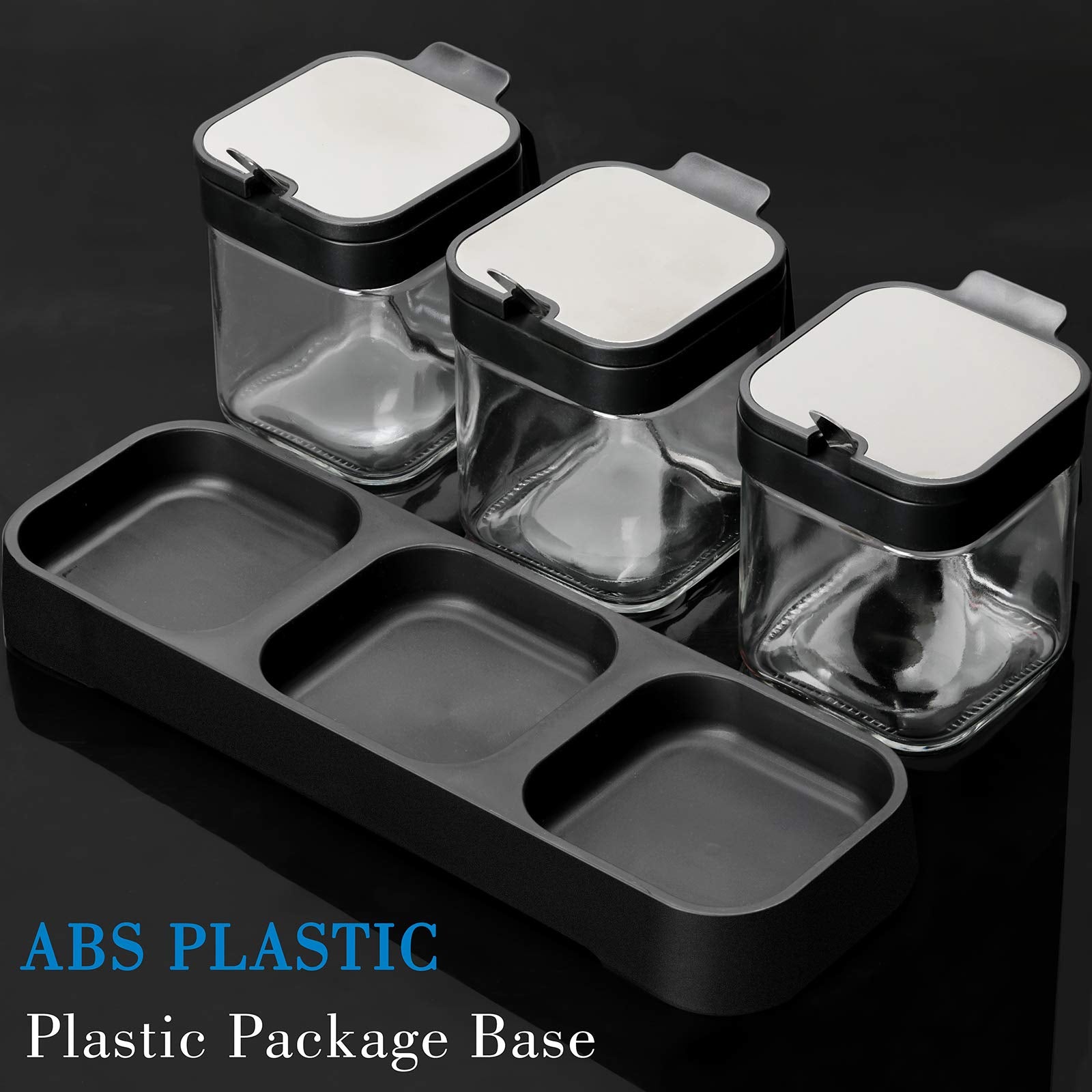 Flip lid design on Mlici jars keeps spices fresh and dust-free.