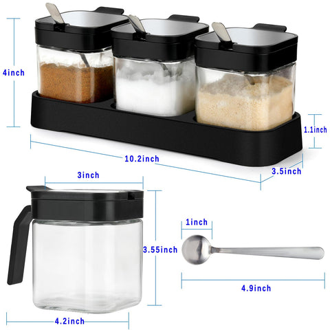 Gift-ready Mlici condiment jar set for homes and cafes.