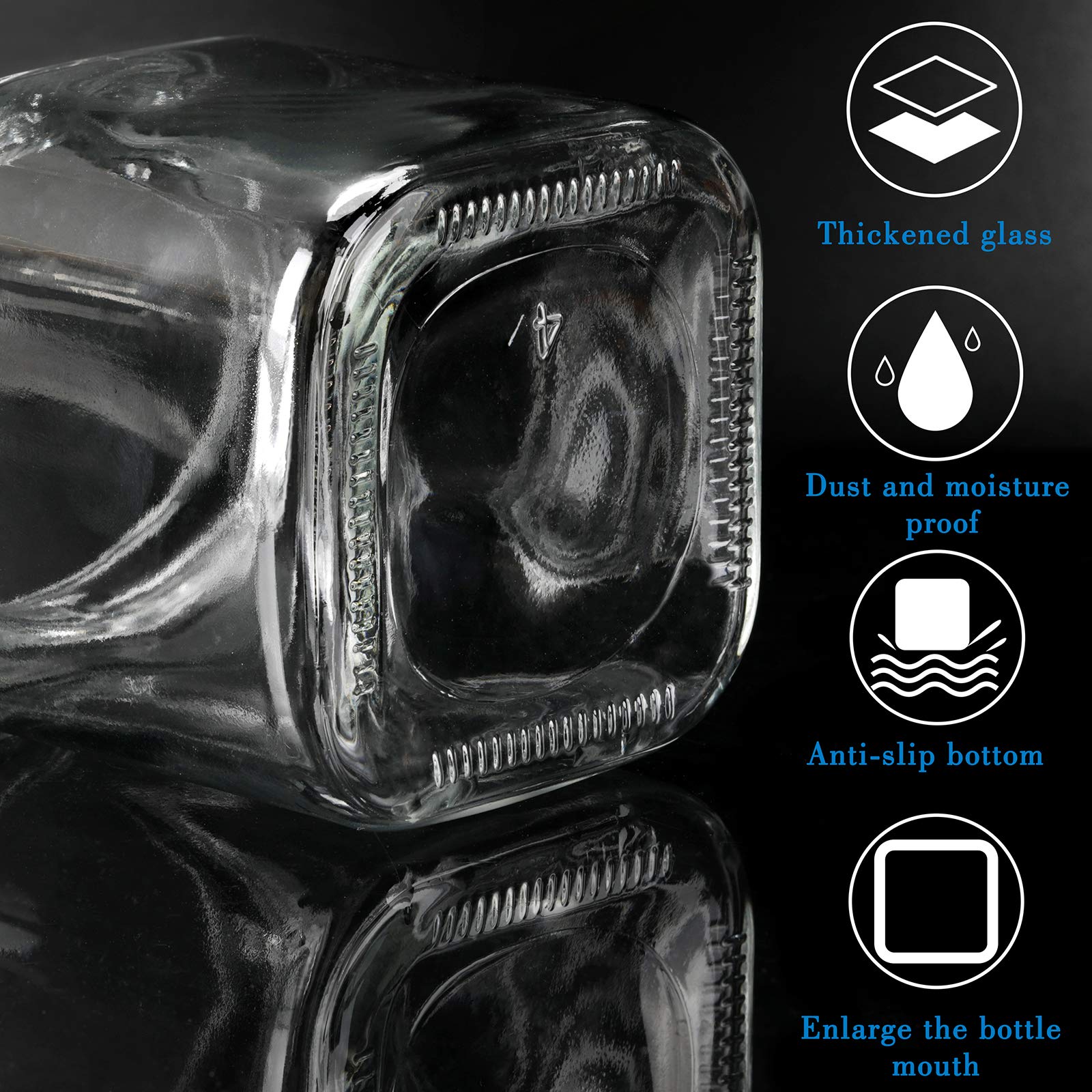 Stainless steel spoons accompany Mlici jars for mess-free measuring.