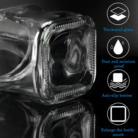 Stainless steel spoons accompany Mlici jars for mess-free measuring.
