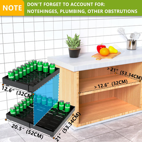 Mlinavn 80lbs load capacity keeps heavy items stable and accessible.