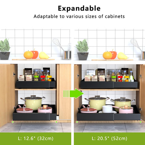 Mlinavn no-drill installation highlights easy, tool-free setup in kitchens, pantries, and baths.