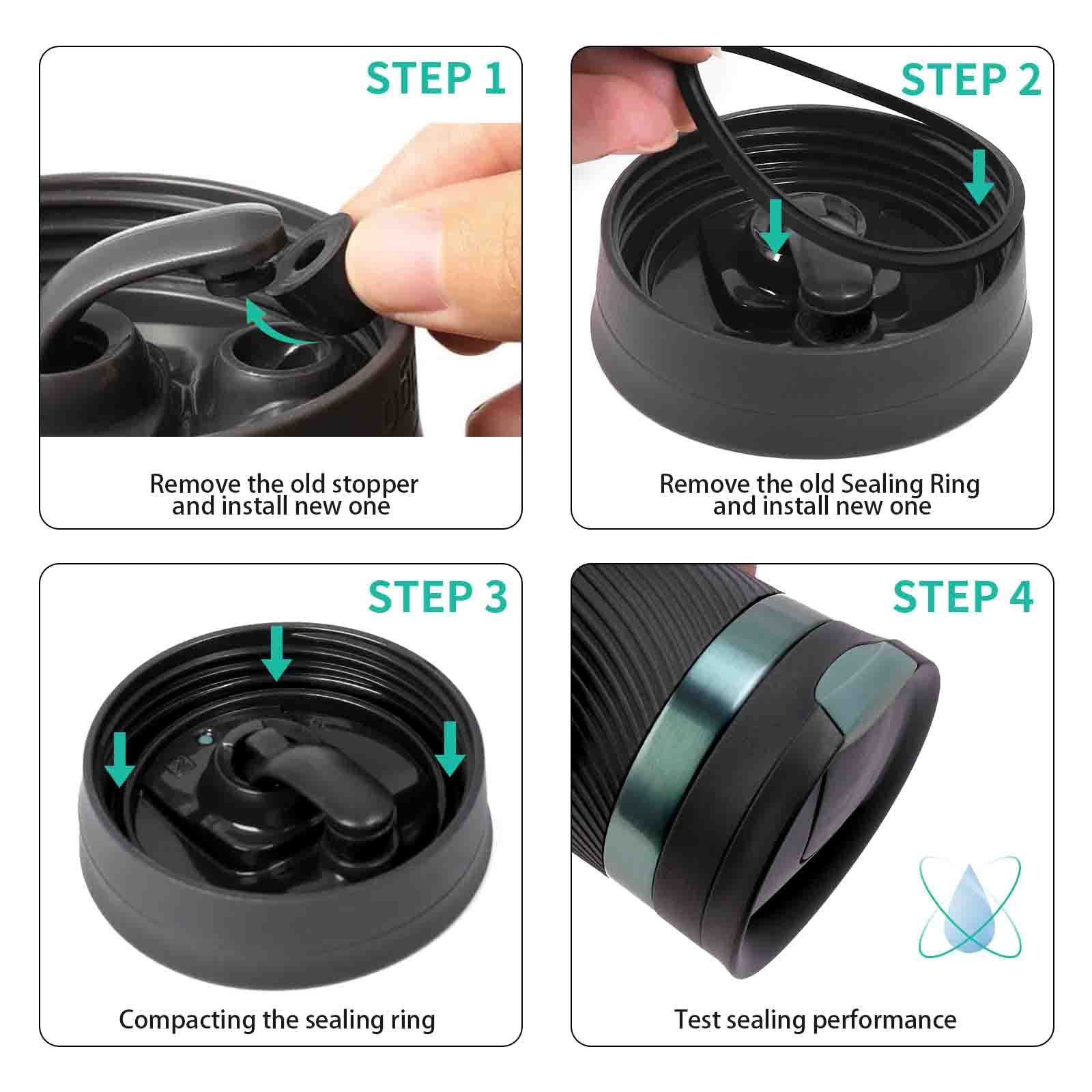 MLKSI Contigo Snapseal rubber stopper for reliable leak control