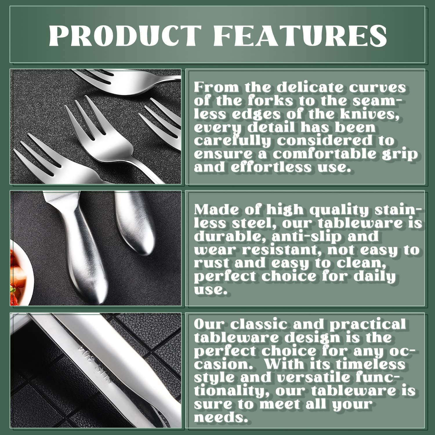 Mlurcu multipurpose spreaders near dessert plate, ideal for jams, sauces, or butter.