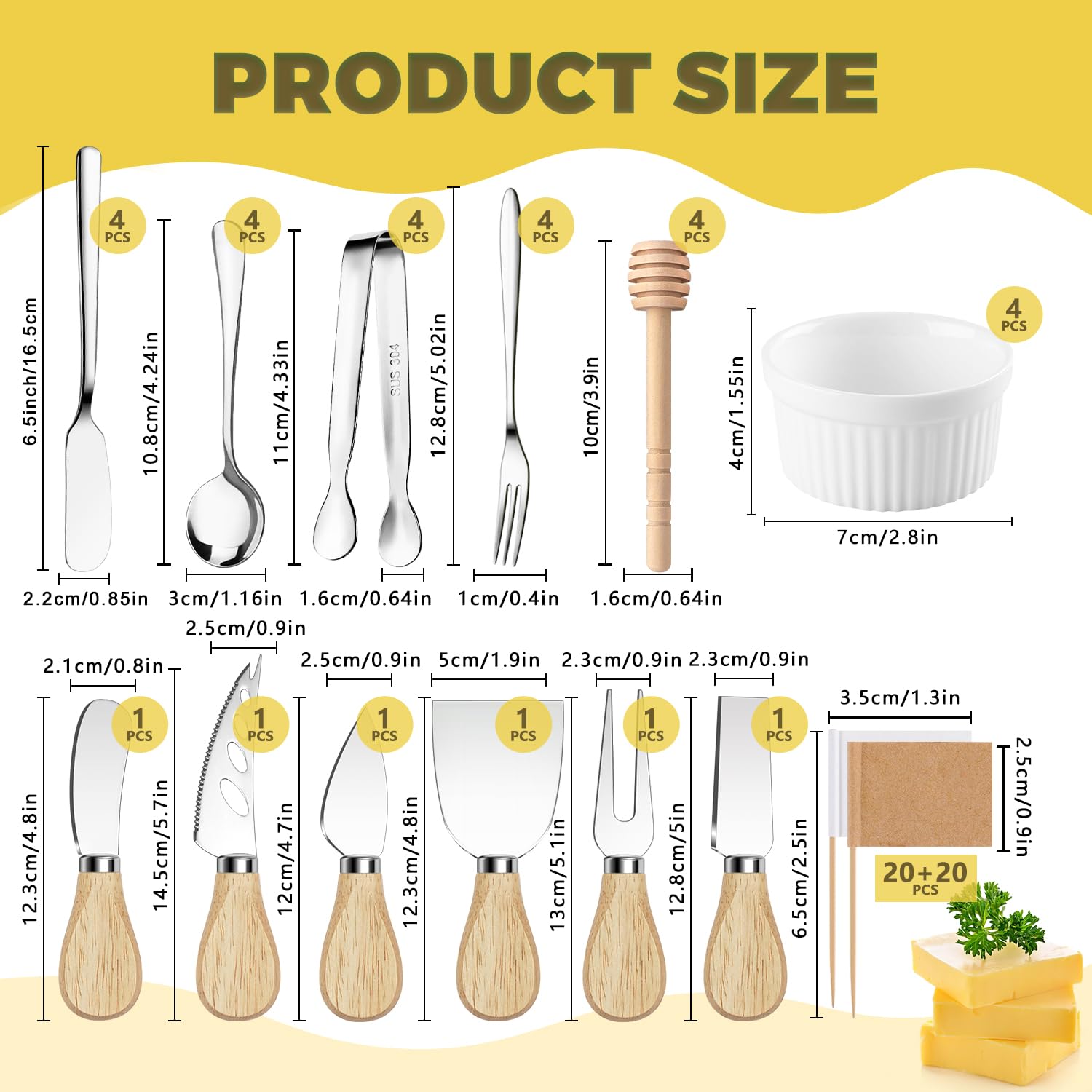 Mlurcu wood-handled cheese knife highlighting oak grip and durability.