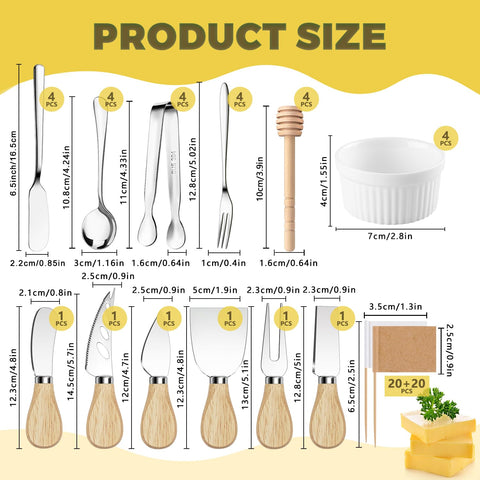 Mlurcu wood-handled cheese knife highlighting oak grip and durability.