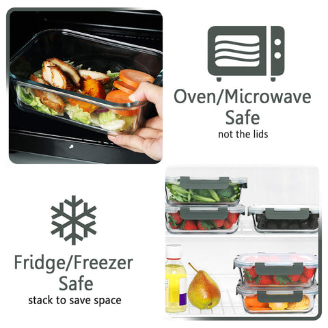 M MCIRCO five-pack meal prep set supports weekly planning.