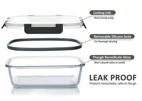 M MCIRCO borosilicate glass withstands fridge-to-oven transitions for versatile use.