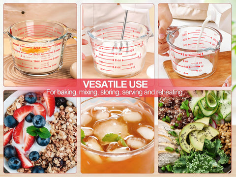 M MCIRCO borosilicate glass is dishwasher safe and microwave friendly.