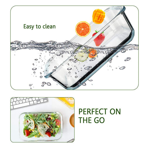 M MCIRCO microwave-oven safe glass storage for reheating and serving with ease.