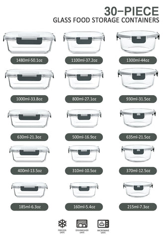 M MCIRCO snap-lock lids with silicone seals prevent leaks and spills.
