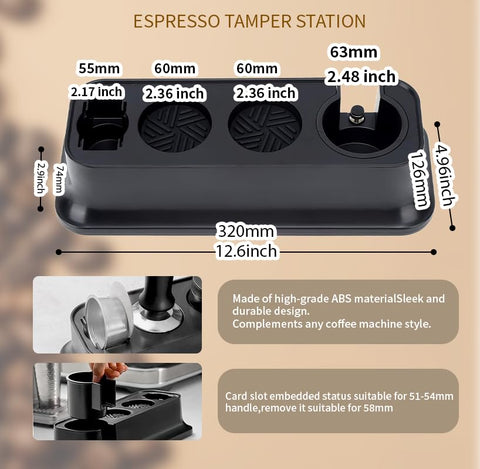 MMEWCO coffee distributor and tamper promoting even grounds distribution