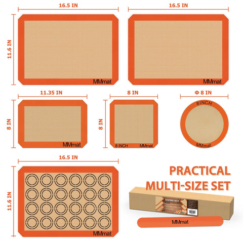 MMMAT mat with non-stick surface for easy food release and cleanup.