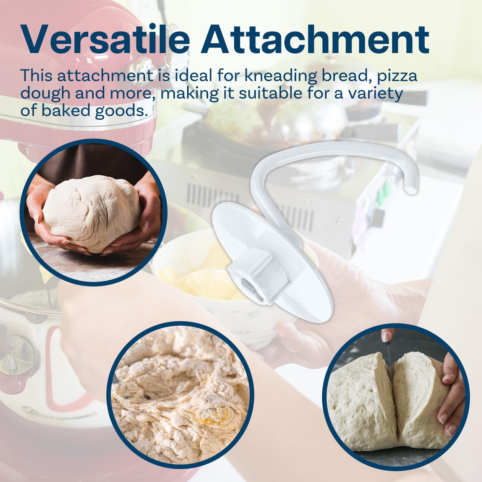 MMOBIEL mixer attachments flat-beater for smooth batters and even ingredients