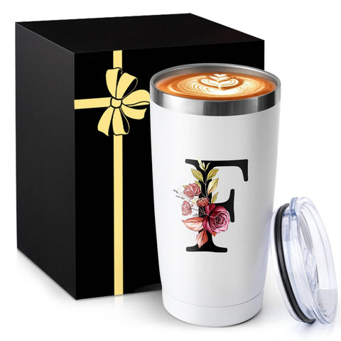 MNZZ 20oz insulated coffee cup with lid for hot or cold drinks on the go
