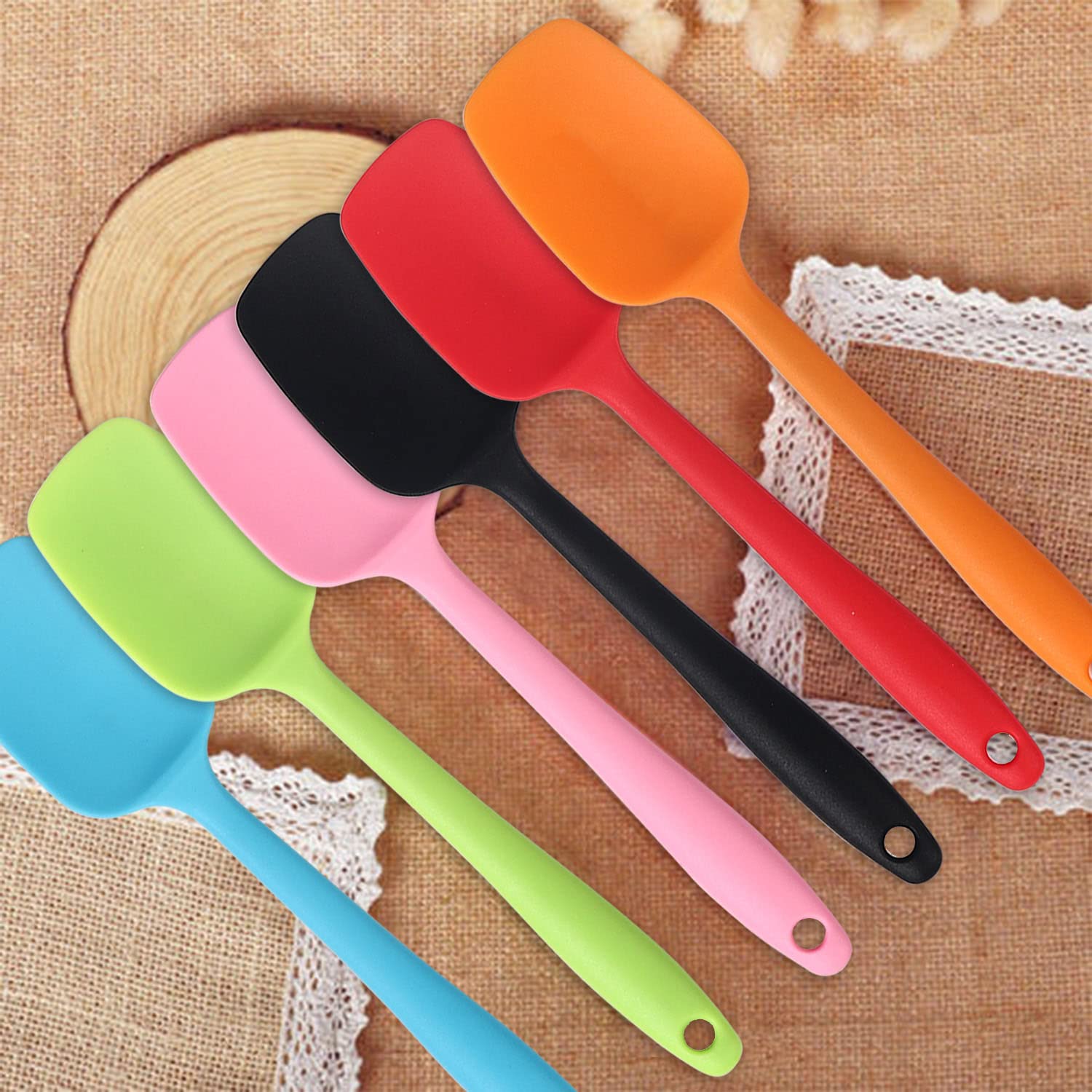 MOACC silicone spatula with stainless-steel core inside for sturdy handling