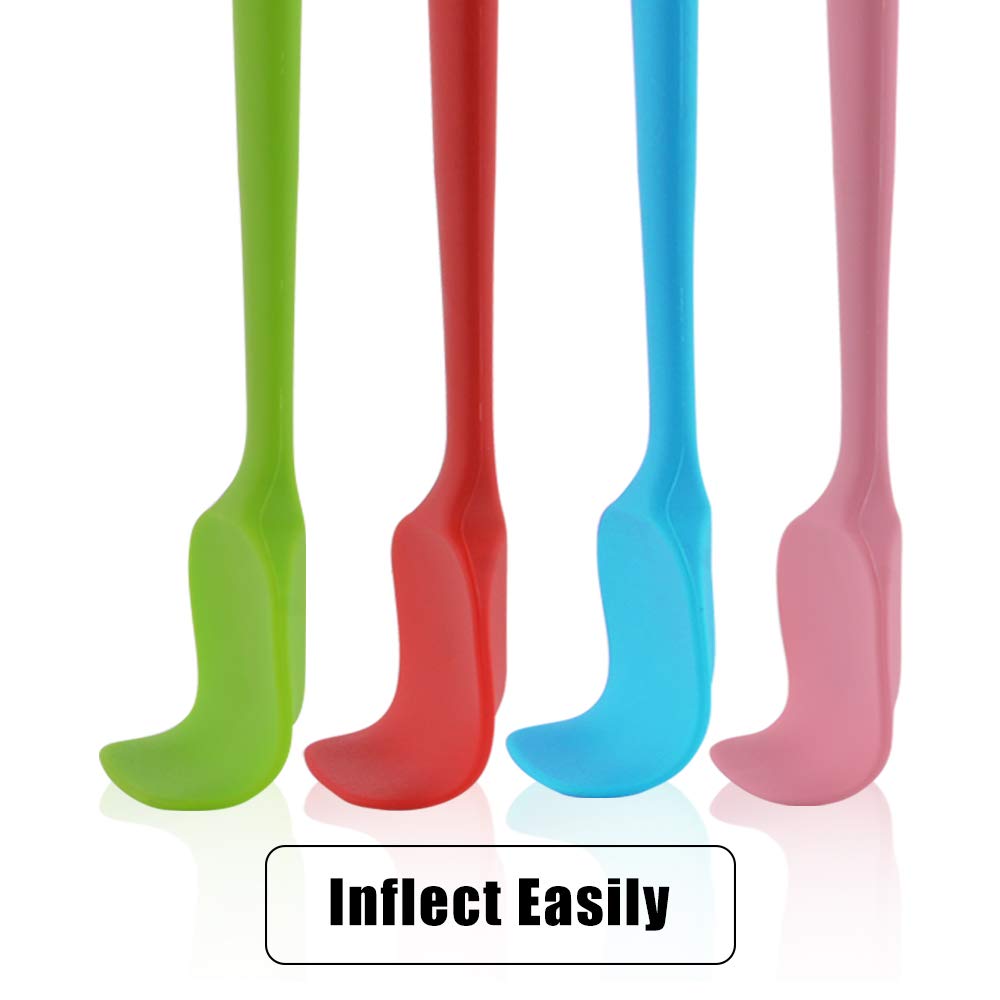 MOACC spatulas with non-stick-safe silicone protect coated cookware surfaces